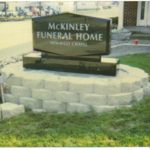 McKinley Funeral Home sign