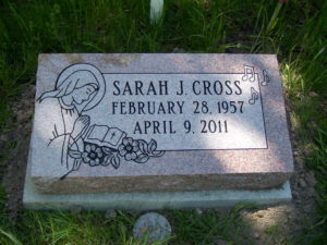 Marker Morning Rose Cross, Sarah