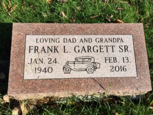 Marker Morning Rose Gargett With Antique Car