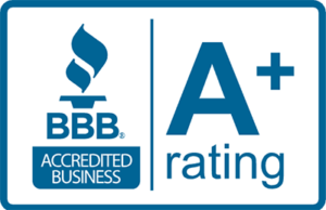 Better Business Bureua A plus rating