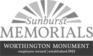 Sunburstmemorials Worthingtonmonument Logo Bw