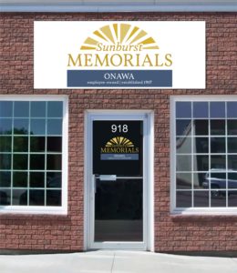 Sunburst Memorials Onawa Store Front 2021 1