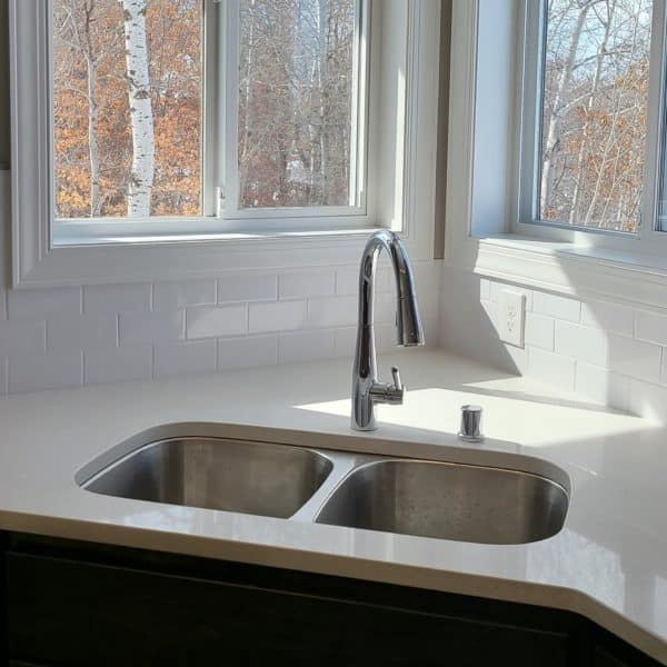 Custom Kitchen Counter Top, Light Granite