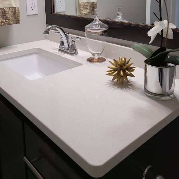 Light Granite Bathroom Vanity