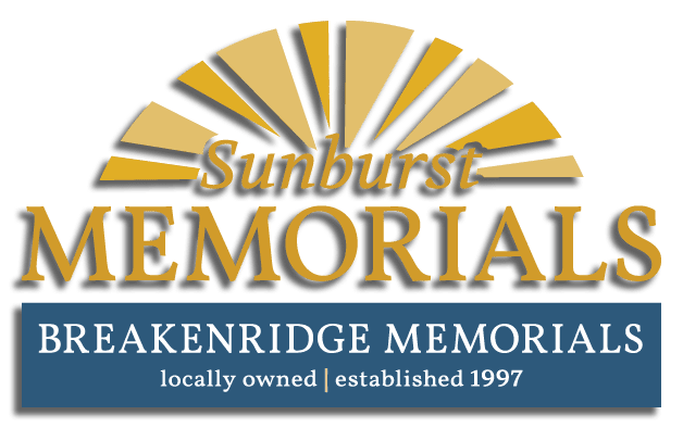 Sunburstmemorials Breakenridgememorials Logo Shadow