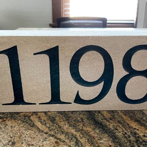 Limestone Address Marker