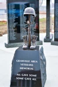 Granville Area Veterans Memorial 2