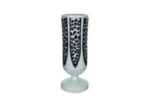 Metalcraft Memorialuprightvases Crest Silvergray