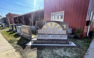 Sign Schmidt Monument